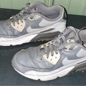 Nike Gray and White Athletic Shoes